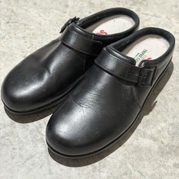 SAS Shoes Women 10M Black Clog Everyday Slide Comfort Tripad Walking - Picture 2 of 10